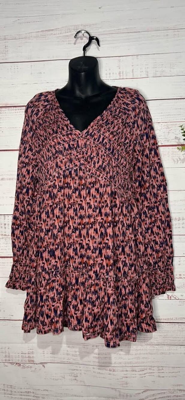 Women’s Beach Lunch Lounge Boho Mini Dress Small